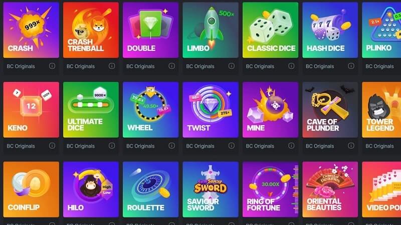Todo lo que Necesitas Saber sobre BCGame Casino 12